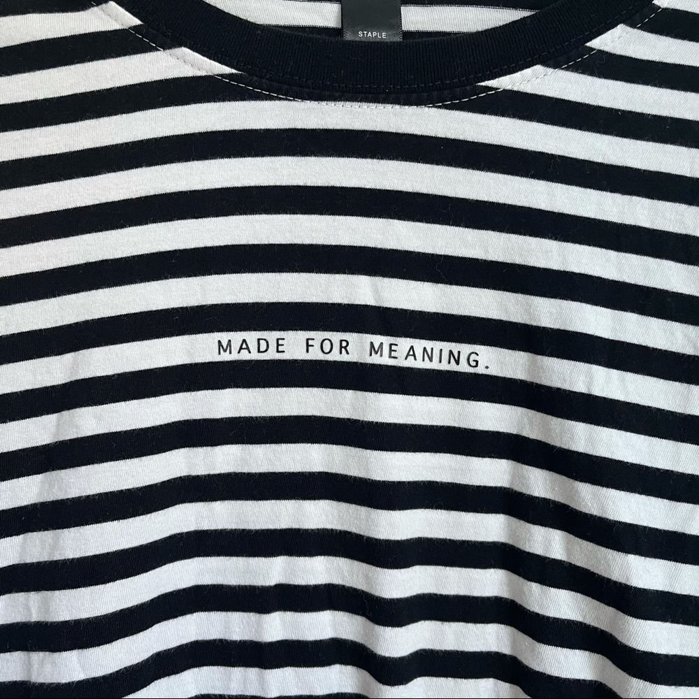 conteam made for meaning striped tee